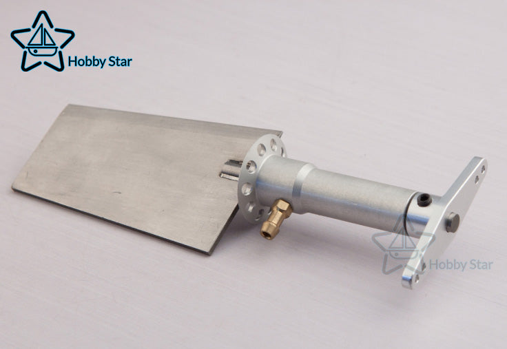 CNC Aluminum Rudder 41mm x 130mm for Brushless Electric RC Boat Fit for 15CC Gasoline Boat