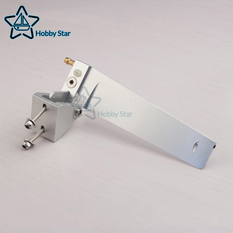 Good Quality CNC Aluminum Alloy 55 x120mm Rudder with Water Pickup for RC Boat