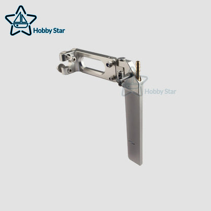 Aluminum 85x130mm Rudder with Water Pickup Suitable for Fast Electric Boat Length 80-100cm Good Quality