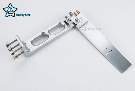 Aluminum 160mm Height Rudder with Double Water Pickup Suitable for Fast Electric Boat Good Quality
