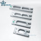 Aluminum Alloy 82mm/107mm/133mm/158mm Rudder Supporting Frame Metal Rudder Parts Rudder Bracket for RC Boat