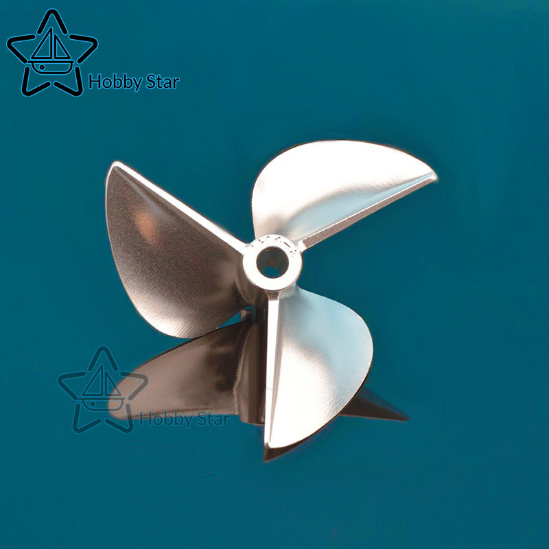 3 blade Aluminum propeller with 6.35mm Propeller hole for racing boat